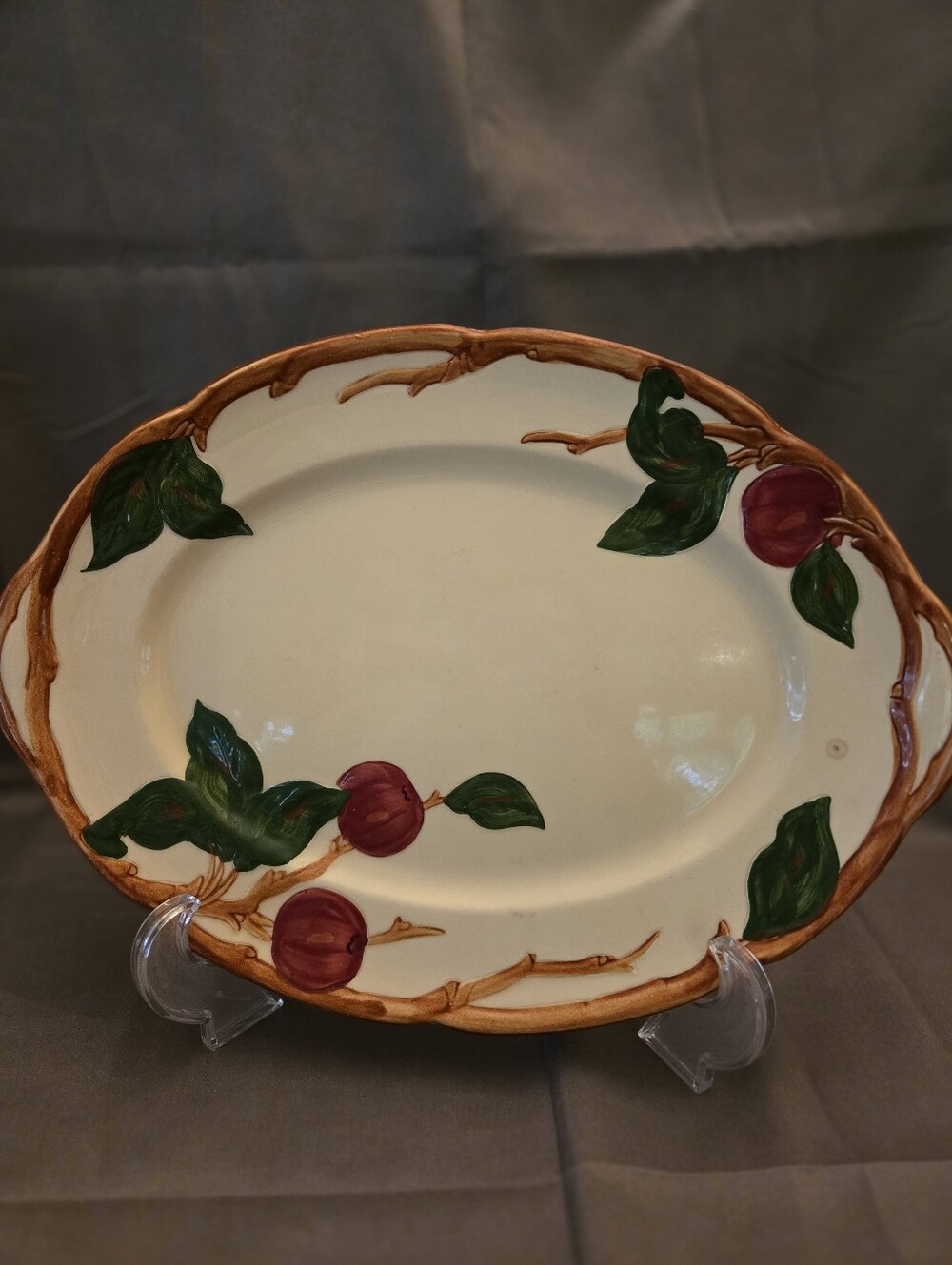 Vintage Franciscan Apple Dinnerware Serving Platter 14" x 10” USA Circa 1930s